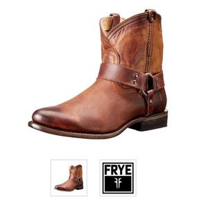 Frye Wyatt Harness Short Boot. *BRAND NEW
